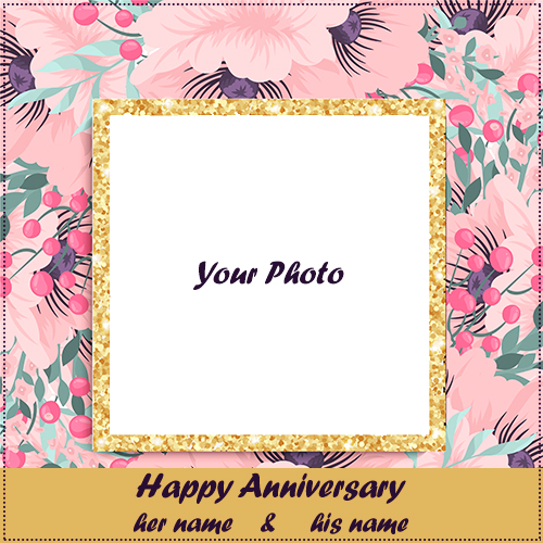 Generate Happy Anniversary Photo Frame With Name Generate Happy Anniversary Photo Frame With Name